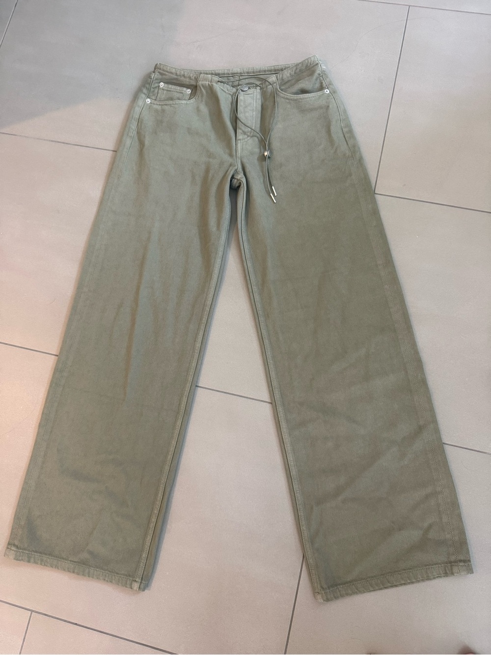 NWOT Sample Still Here Cool Jean in Army size 25